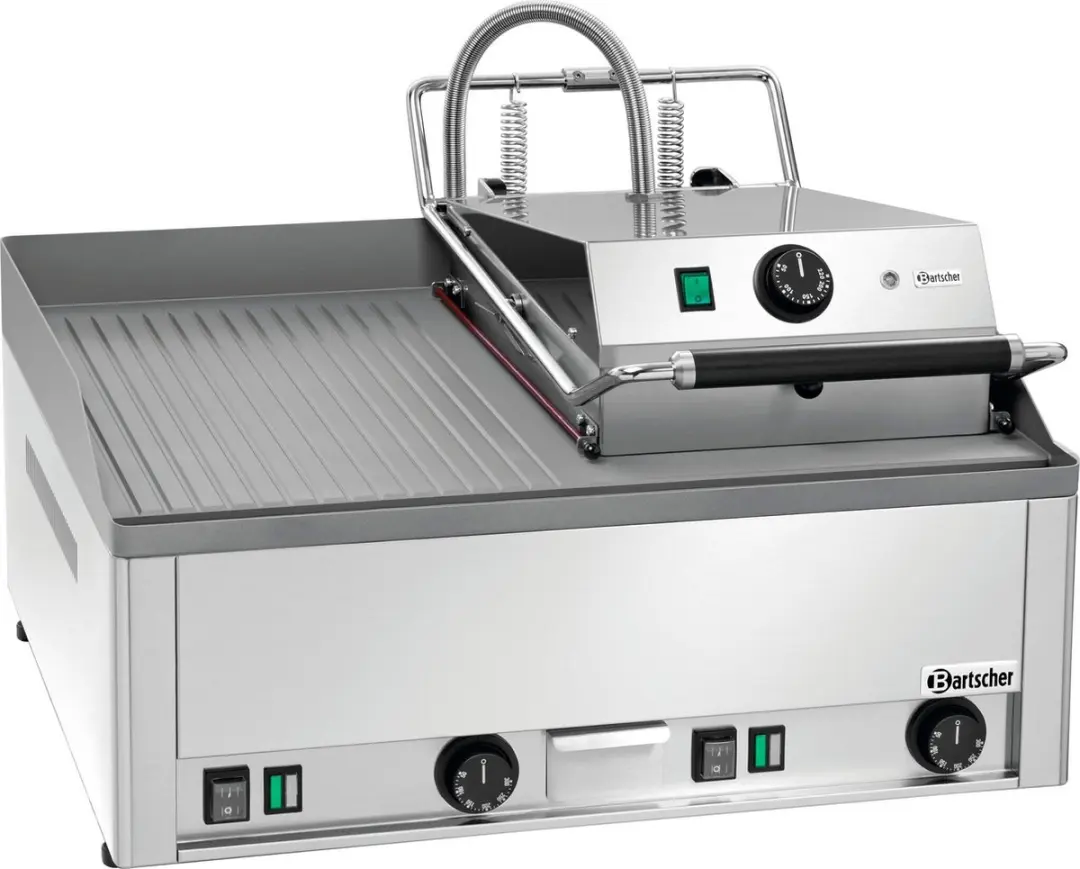 Bartscher GDP 320/650E Contactgrill 3000W - 2 Stuks