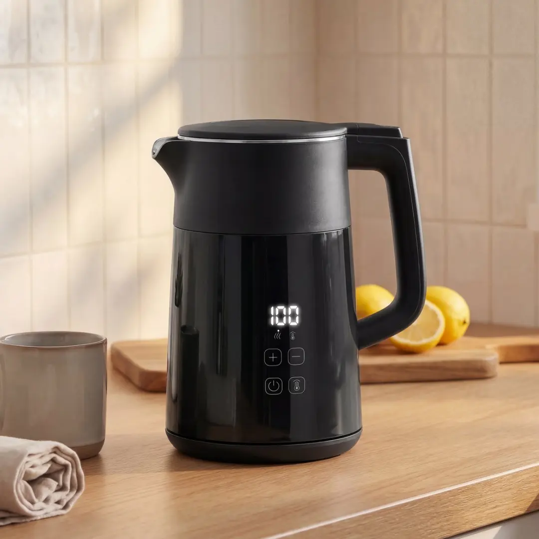 Homcom Waterkoker 1700ml 3000W - Zwart