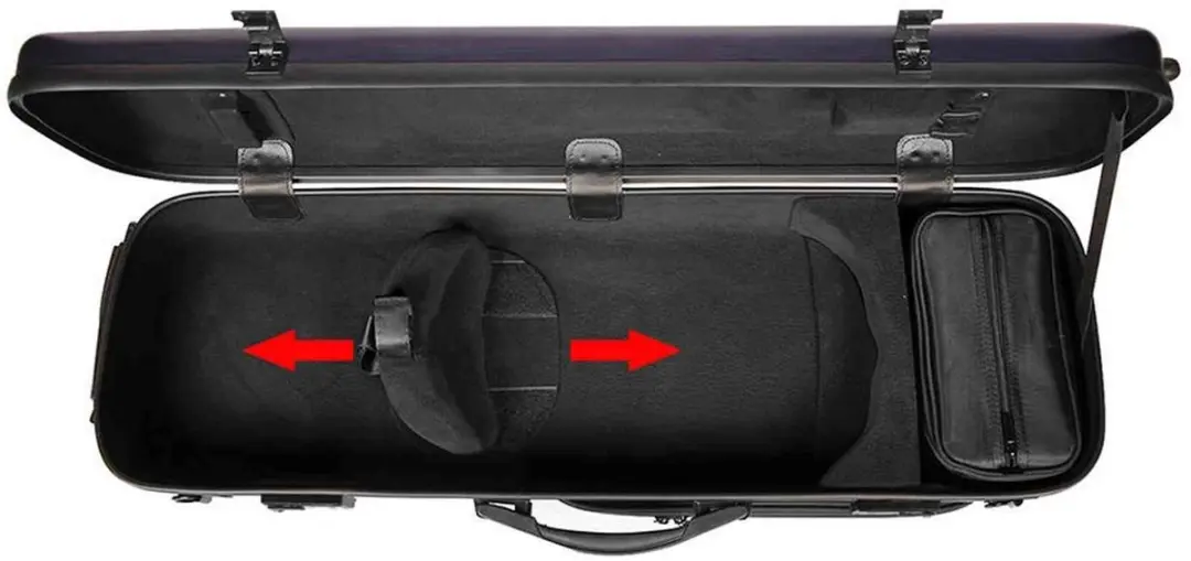 Leonardo VC-50-BU Vioolkoffer 4/4 - Blauw