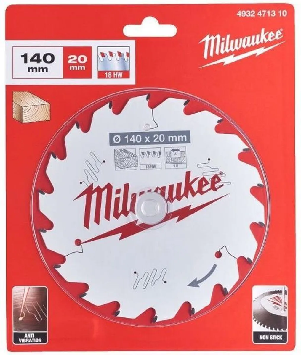Milwaukee 4932471310 Cirkelzaagblad Hout