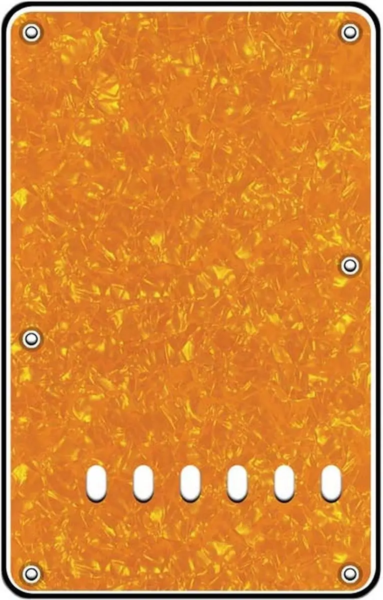 Boston BP-313-PY Back Plate - 11,2mm - 3-laags - 86x138mm - Geel