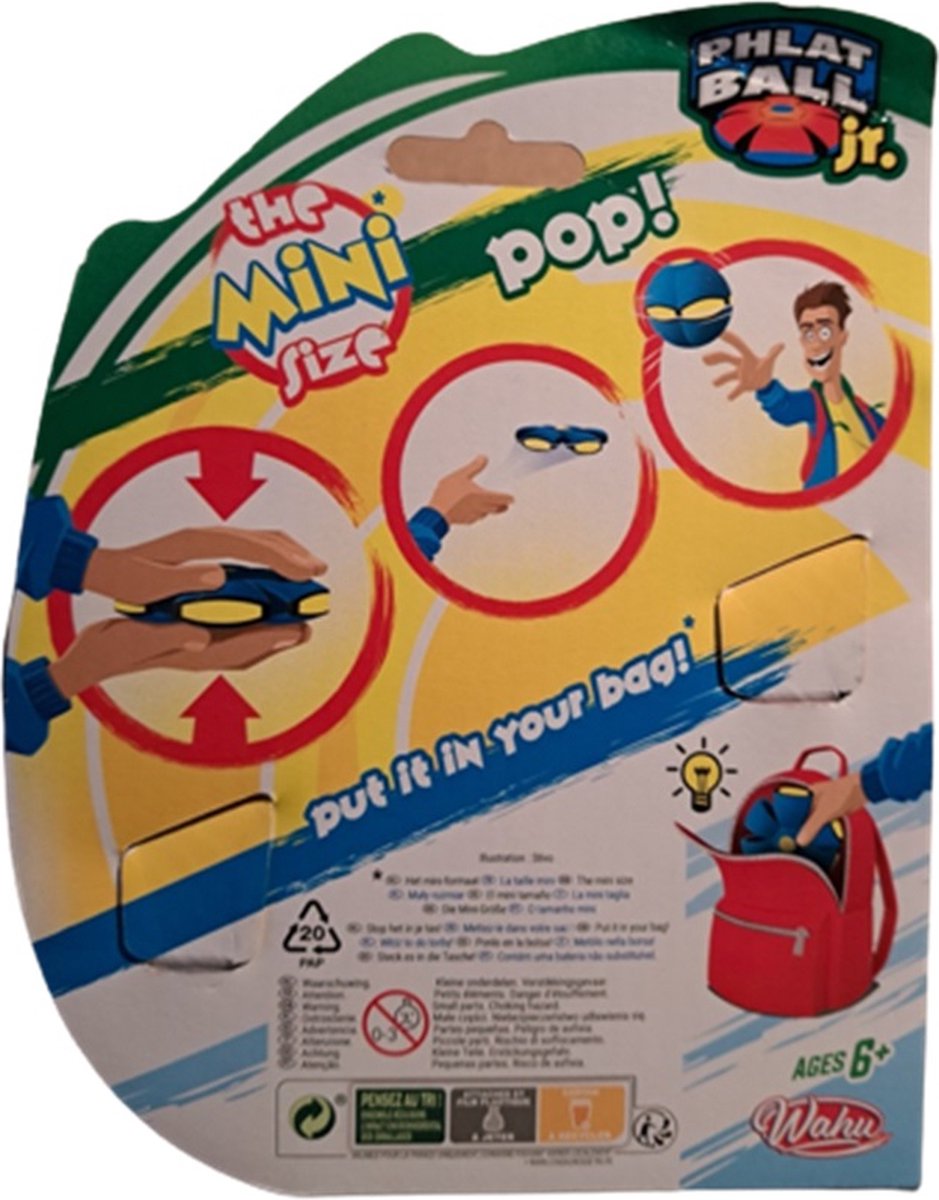 Phlat Ball JR - 1 exemplaar - vang werp spel