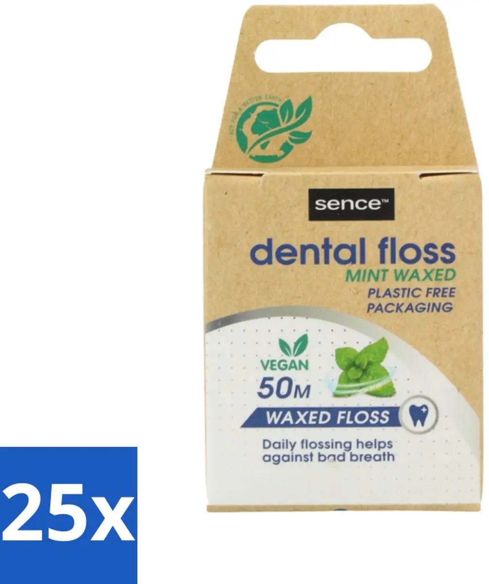 Sence Fresh Mint Flosdraad 25 Stuks
