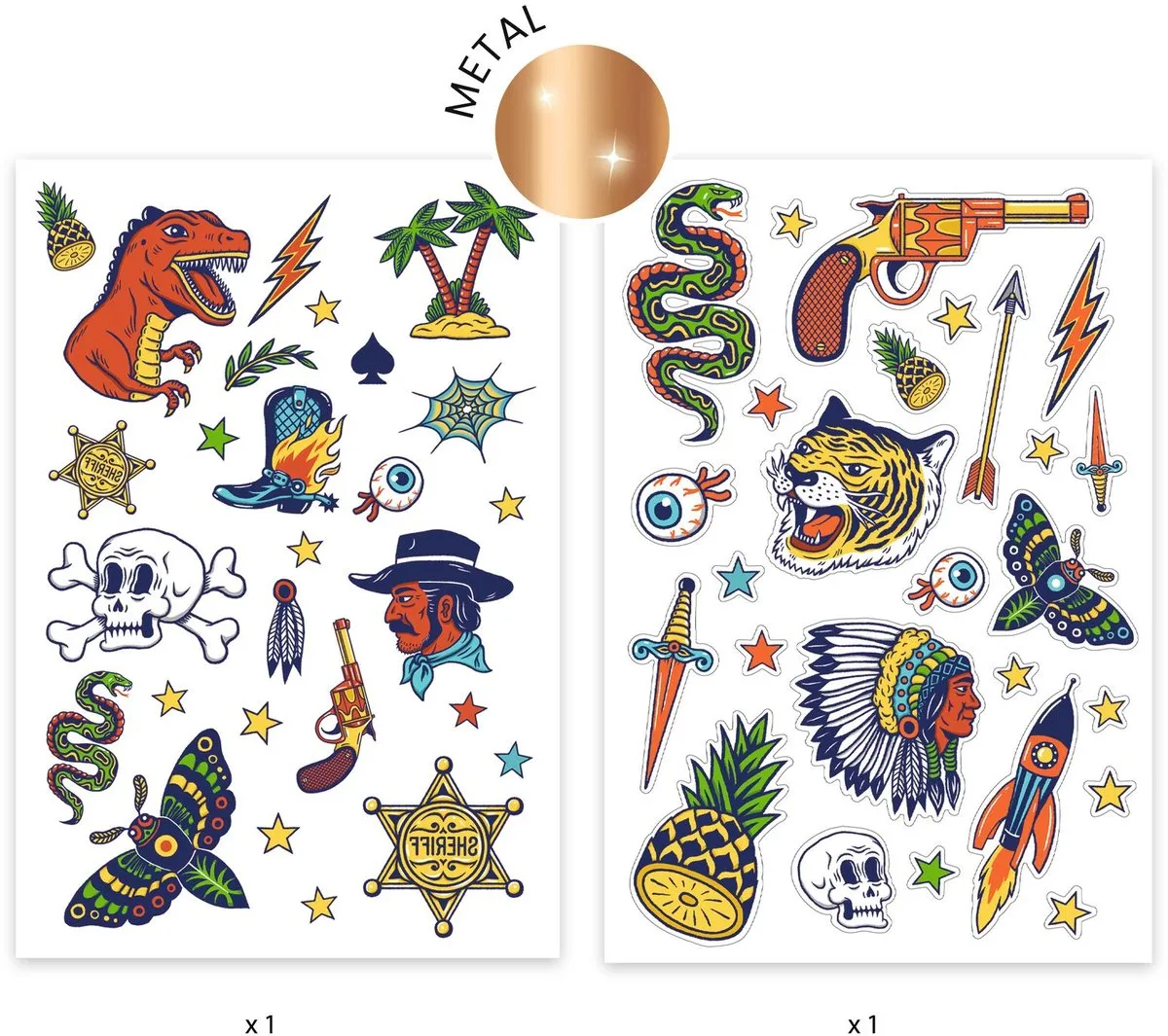 Djeco Tatoeages Bang Bang - Multicolor