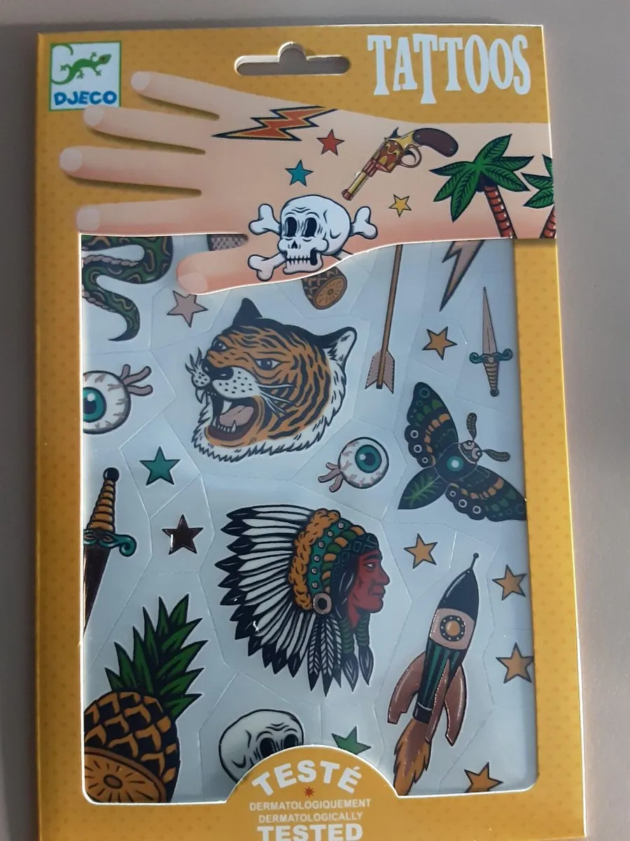 Djeco Tatoeages Bang Bang - Multicolor