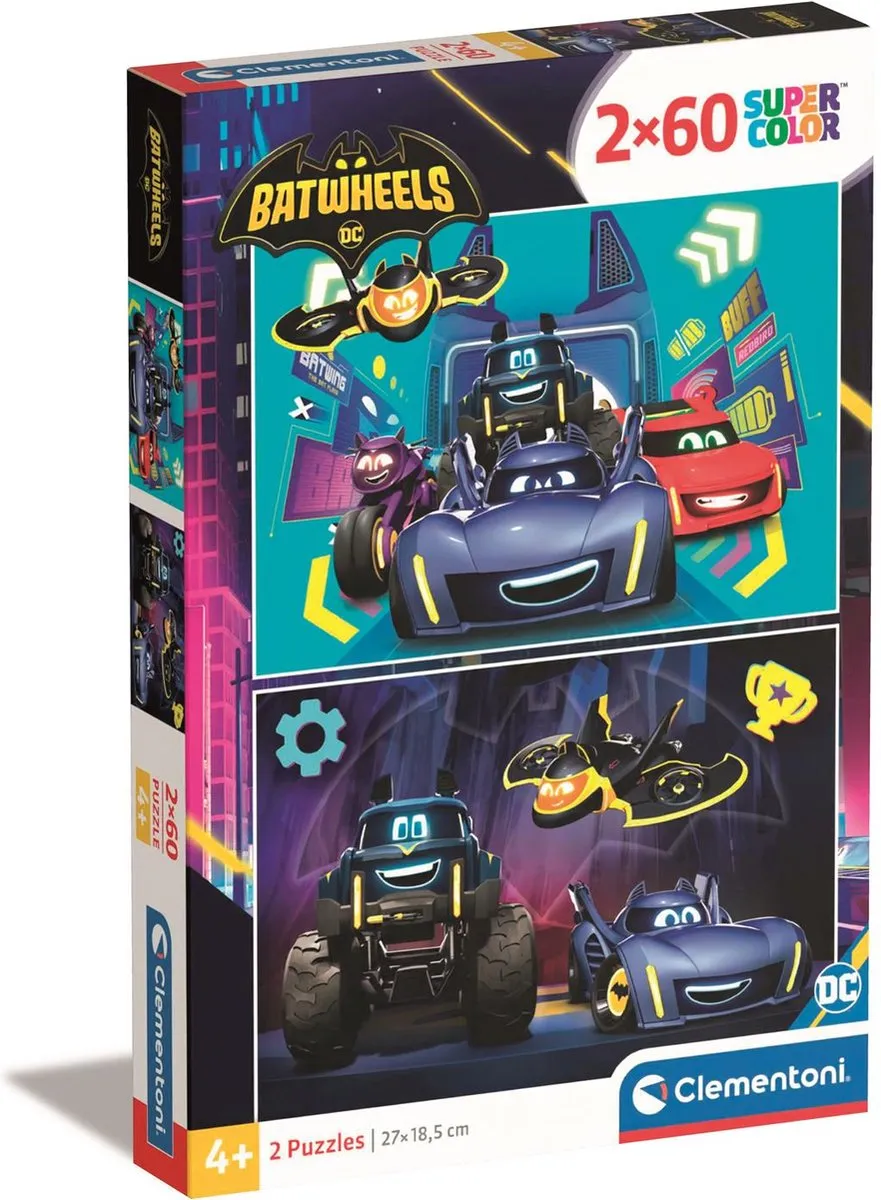 Clementoni Batwheels Puzzel 120 Stuks - Multicolor