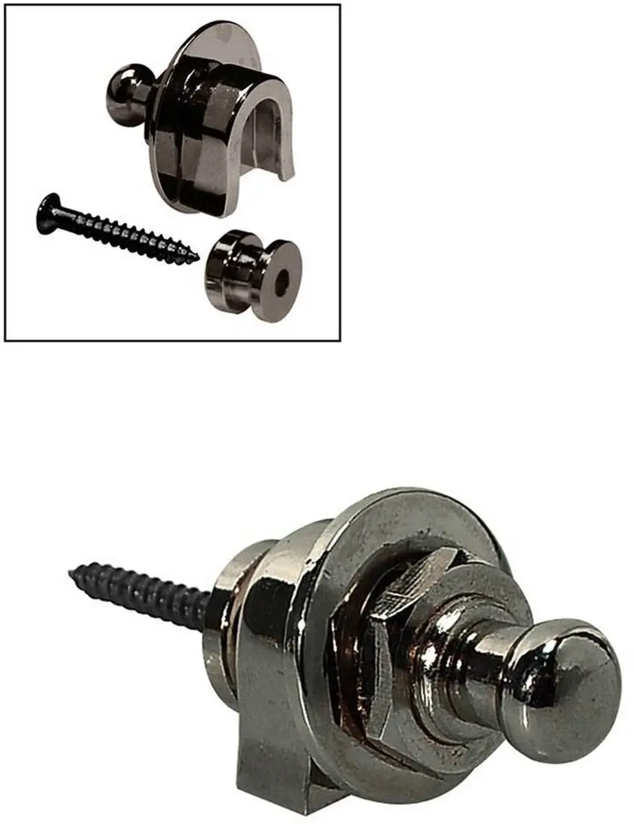 Boston BSL-20-BC Straplock Systeem - Zwart chroom