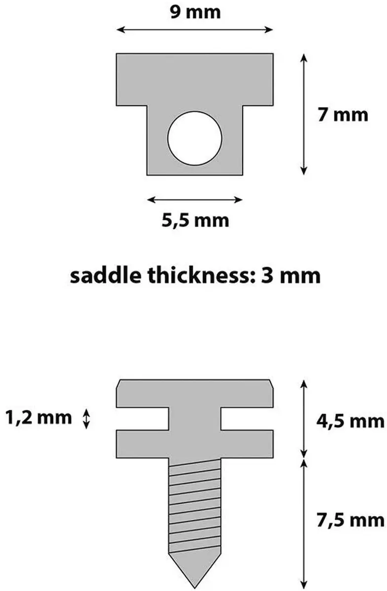 Boston S-160-N Brugzadel Metaal Nikkel