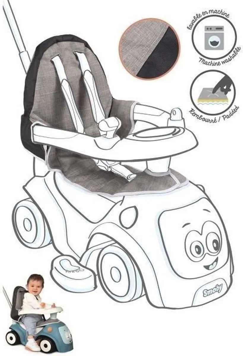 Smoby Maestra Loopauto Zadelhoes