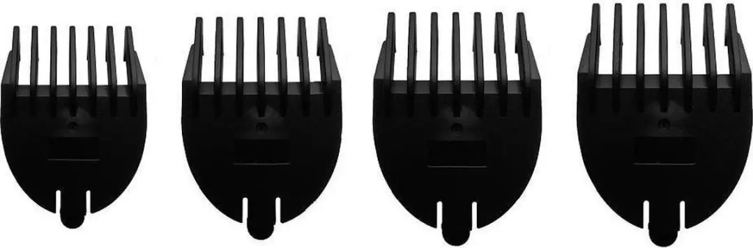 Kyone TR-220 Click Combs Opzetkammen Set - 4 Stuks - Zwart - afbeelding 6 van 6