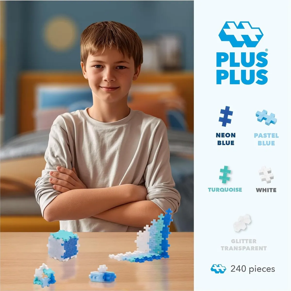Plus-Plus Glitter Frost 240-delig Bouwset