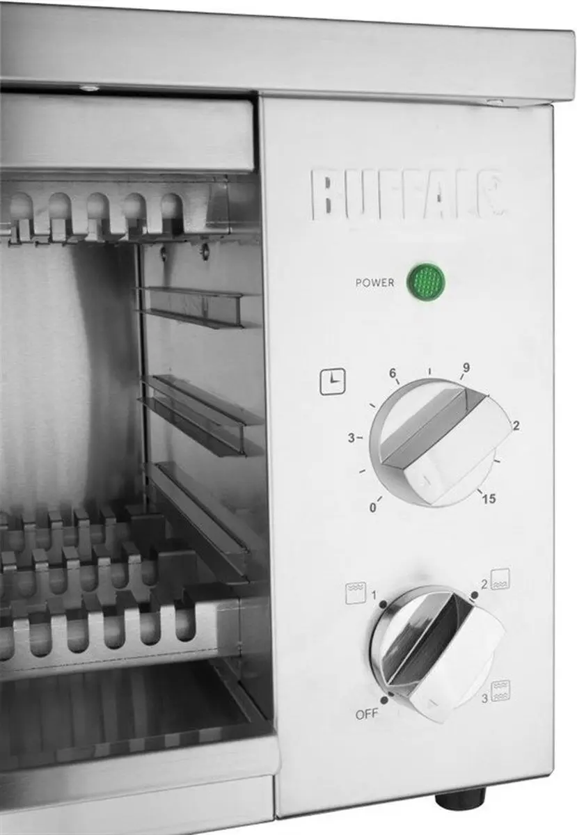 Buffalo CJ799 Salamander Grill 2800W - Zilver