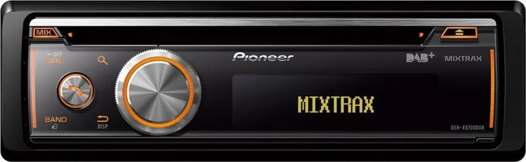 Pioneer DEH-X8700DAB Autoradio DAB CD - 1-din - Zwart