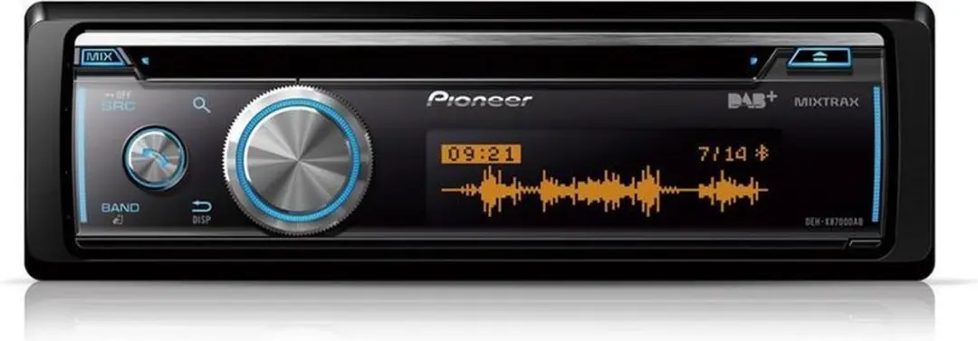 Pioneer DEH-X8700DAB Autoradio DAB CD - 1-din - Zwart