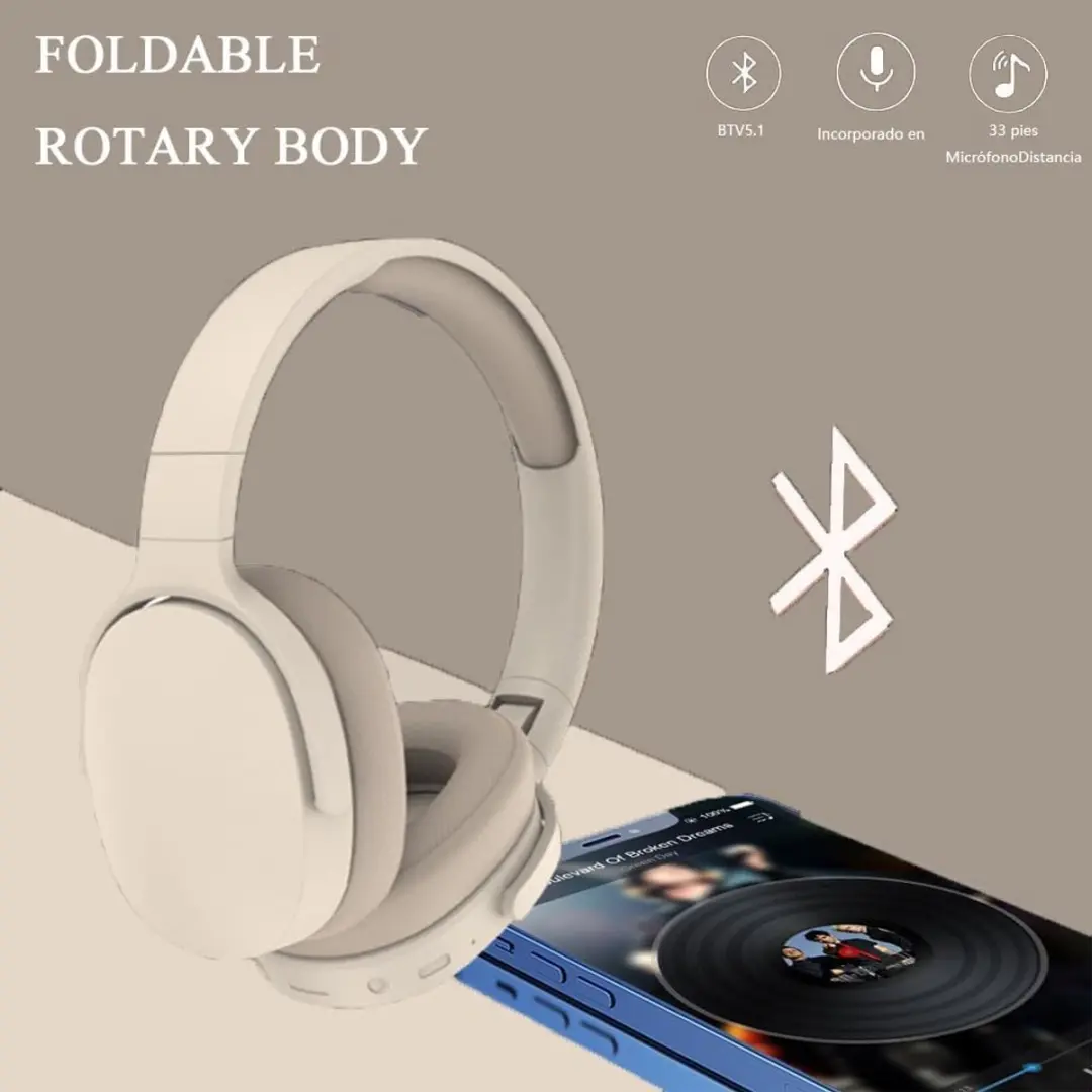 ECTEATOY Draadloze Bluetooth Oortjes - 22 uur - Bruin