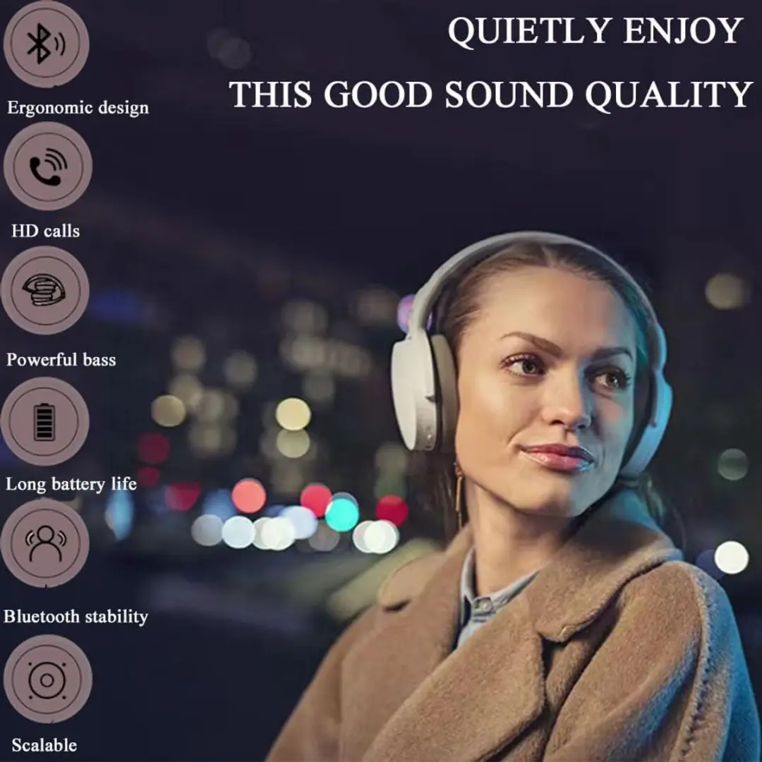 ECTEATOY Draadloze Bluetooth Oortjes - 22 uur - Bruin
