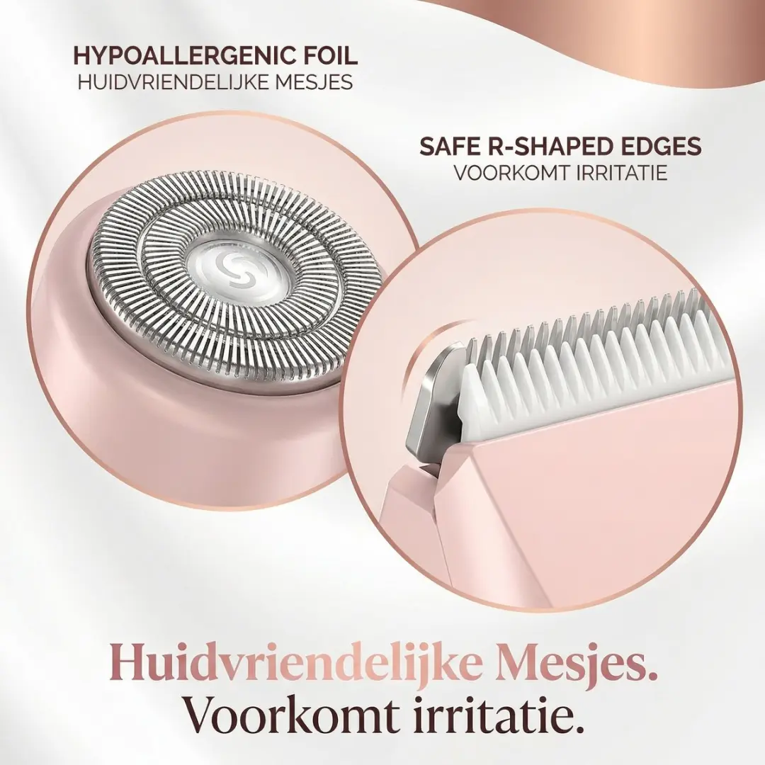 Sogiol 2-in-1 Ladyshave Roze - Nat & Droog