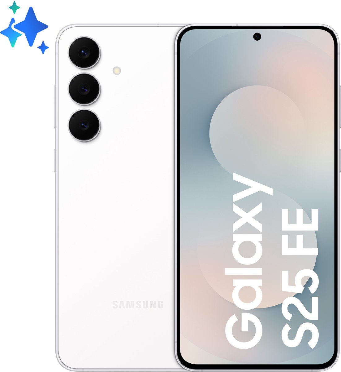 Samsung Galaxy S25 FE 5G 17 cm (6.7") Dual SIM USB Type-C 8 GB 128 GB 4900 mAh Wit