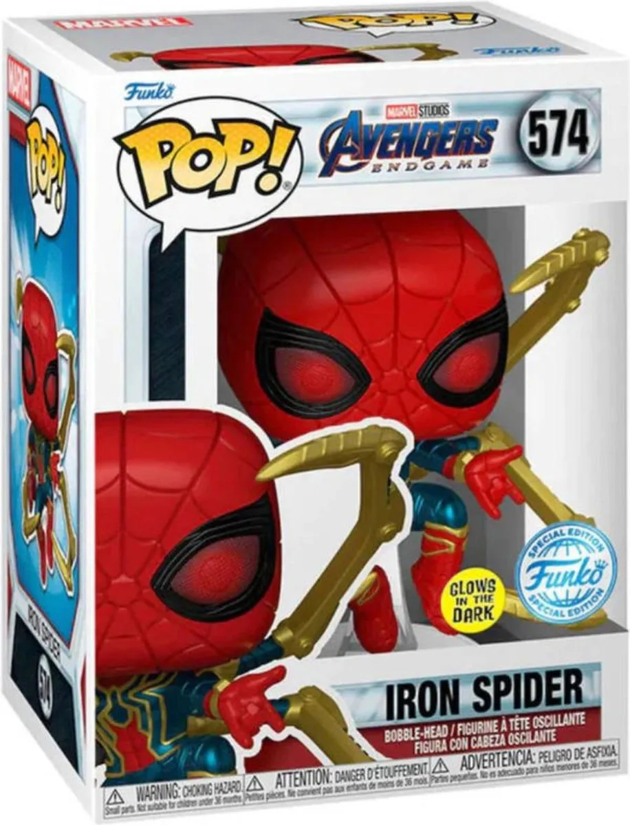 Funko Pop! Avengers Endgame Iron Spider Nano Gauntlet US Excl. - 68895