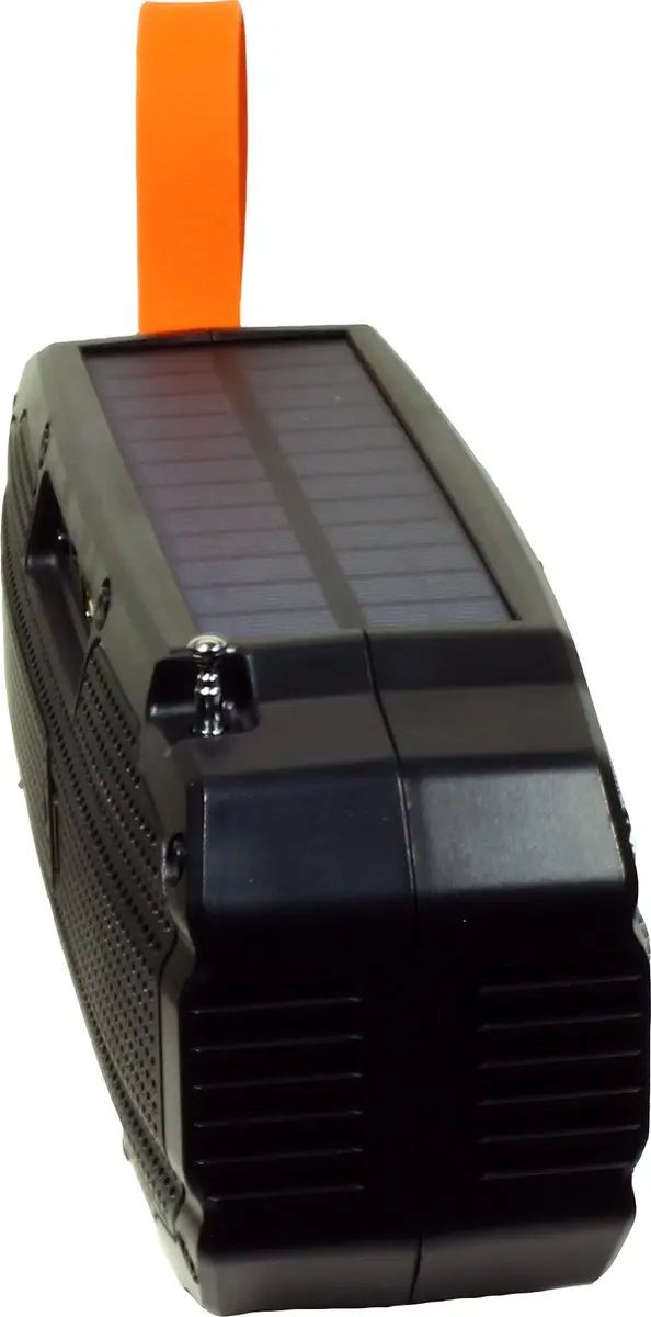 Powerplus Buffalo Solar Bluetooth Speaker - 5W - Zwart/Grijs - afbeelding 6 van 6