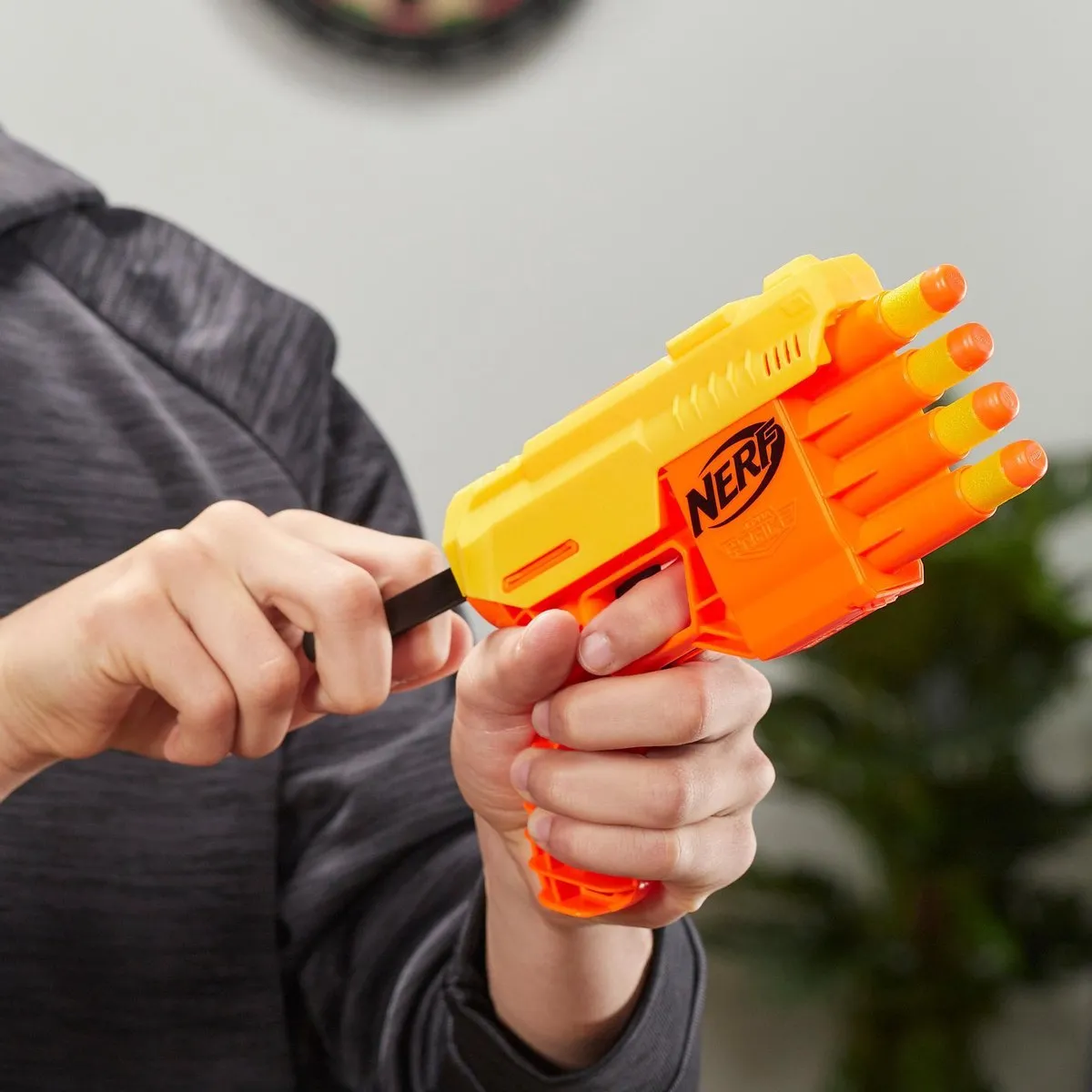Nerf Alpha Strike Fang QS-4 Load Out Set - Geel/Oranje