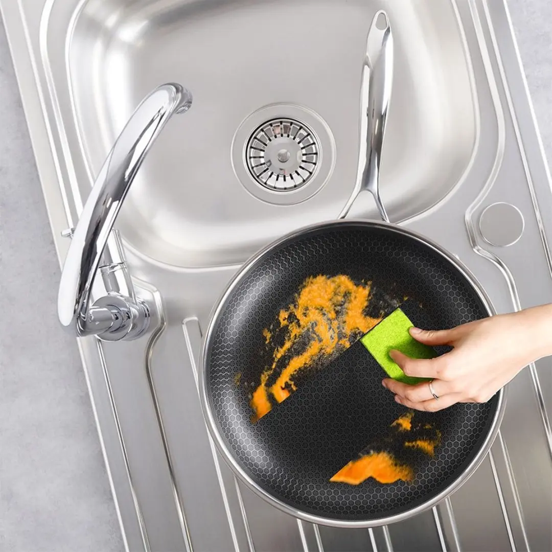 Orion Cookcell Hybrid Roestvrijstalen Pan 28cm - Antiaanbaklaag