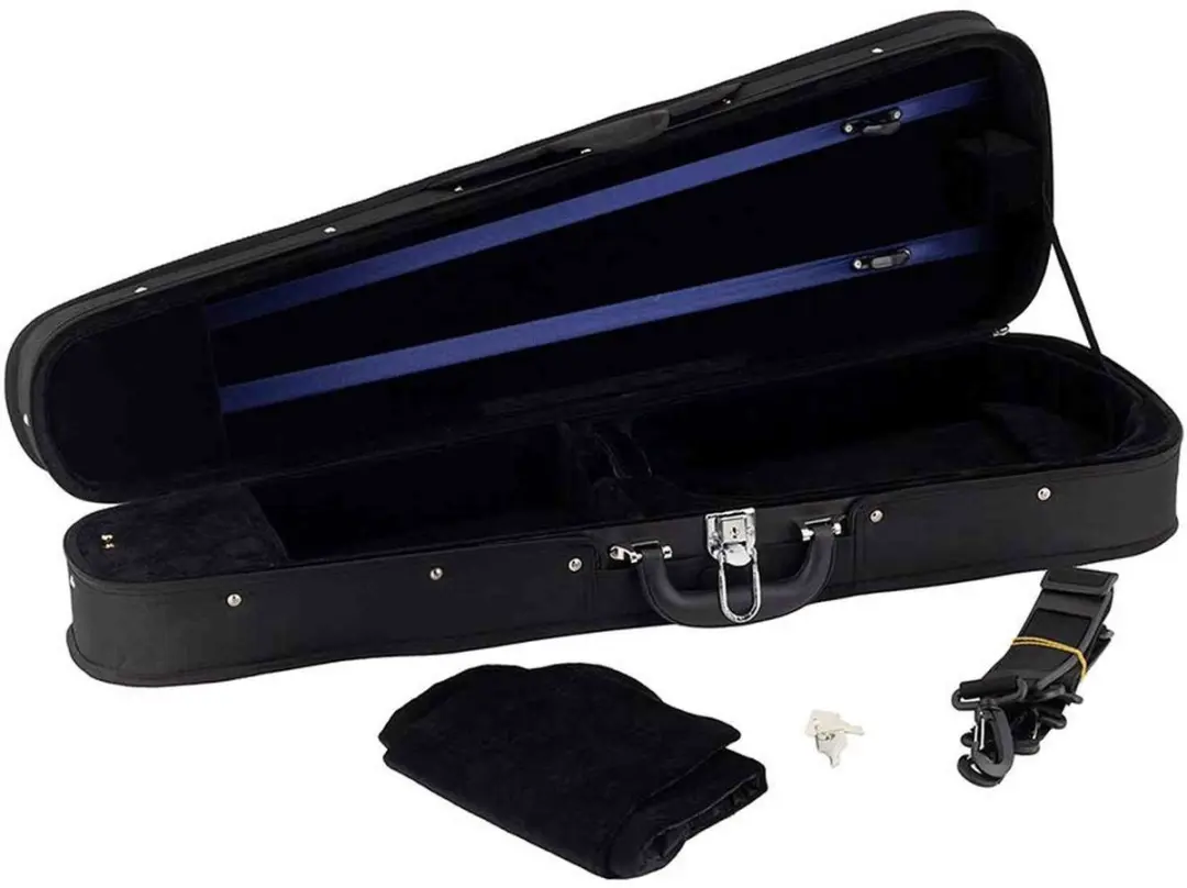 Leonardo VC-1444S-BK Vioolkoffer 4/4 - Zwart
