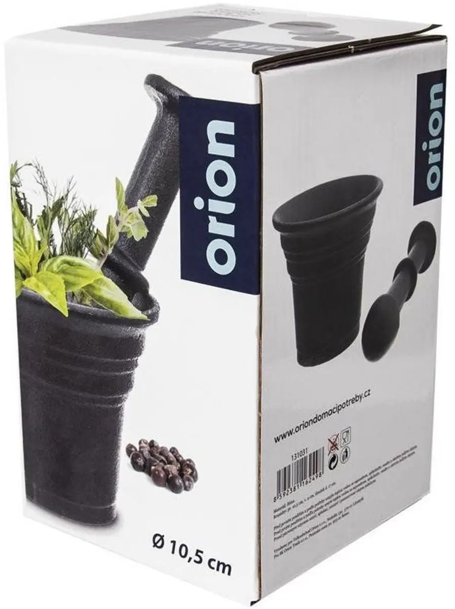 Orion Litina Gietijzeren Vijzel - Zwart