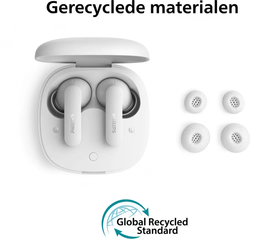 Philips TAT2100WT/00 True Wireless Oordopjes - 36 Uur - IPX4 - Wit