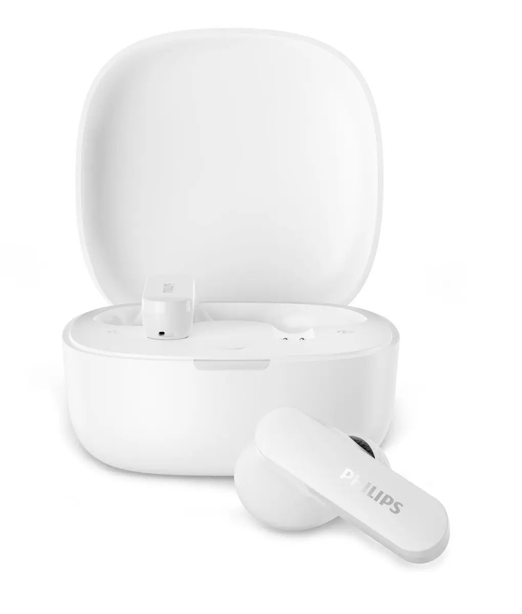 Philips TAT2100WT/00 True Wireless Oordopjes - 36 Uur - IPX4 - Wit - afbeelding 6 van 6