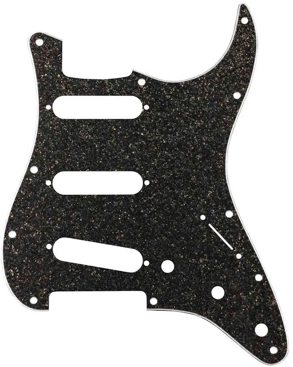 Fender Stratocaster Pickguard SSS Dark Gray Sparkle
