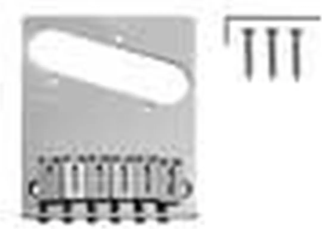 Fender American Series Telecaster Brug - Zilver