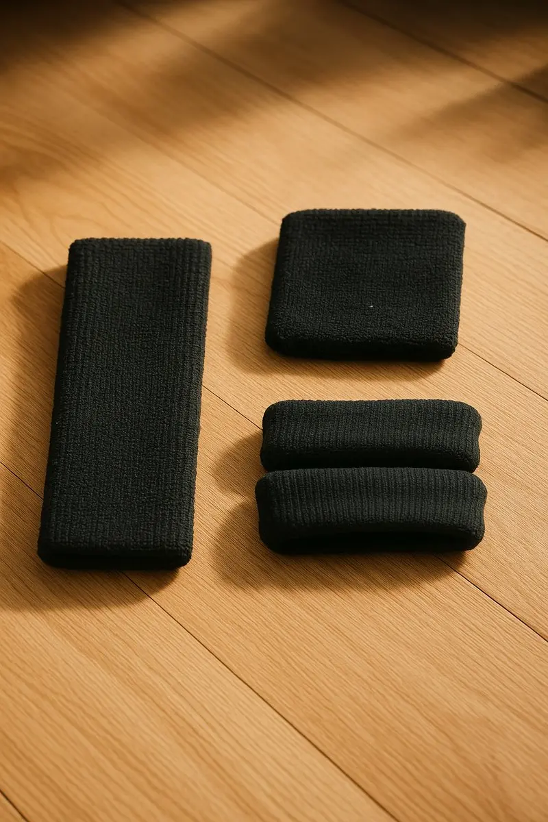 Zenner Zweetbanden Set - Hoofdband & 2 Polsbanden Zwart - afbeelding 6 van 6