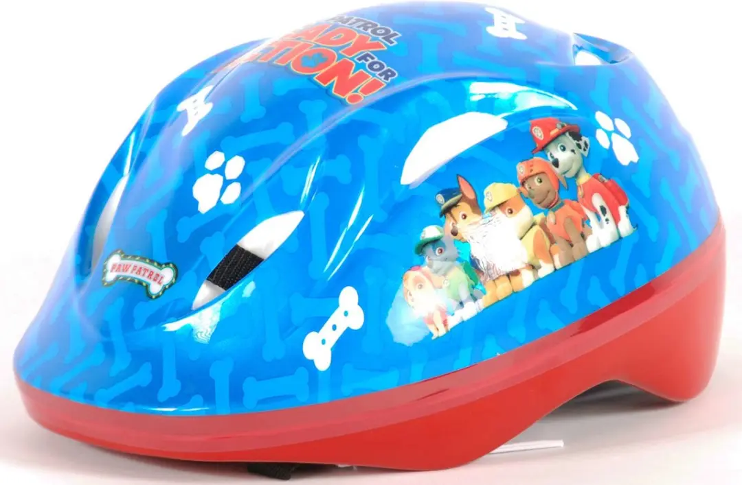 Volare Paw Patrol Fietshelm - 51-55 cm - Blauw/Rood - afbeelding 6 van 6