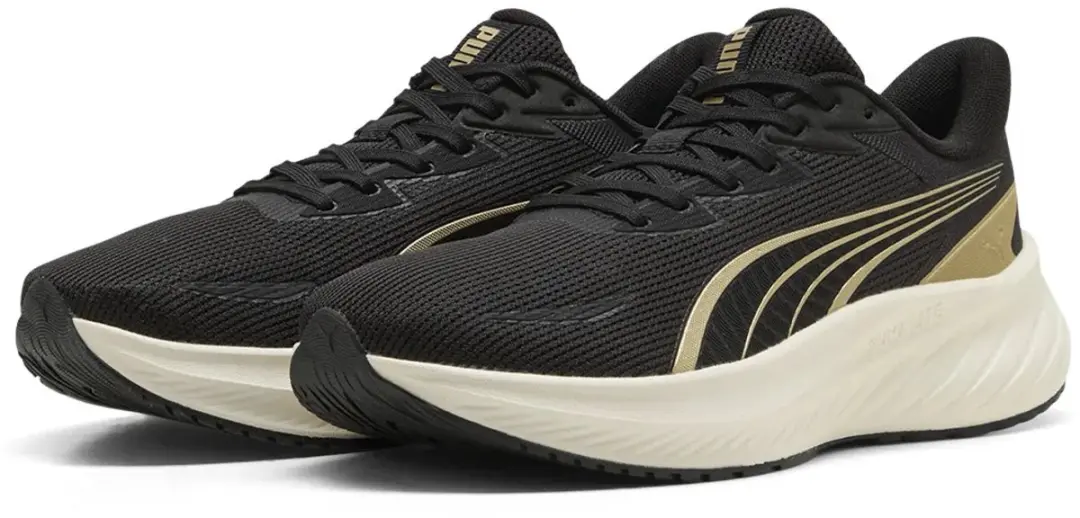 PUMA Pounce Lite 2 Unisex Sportschoenen 38 - PUMA Black-PUMA Gold