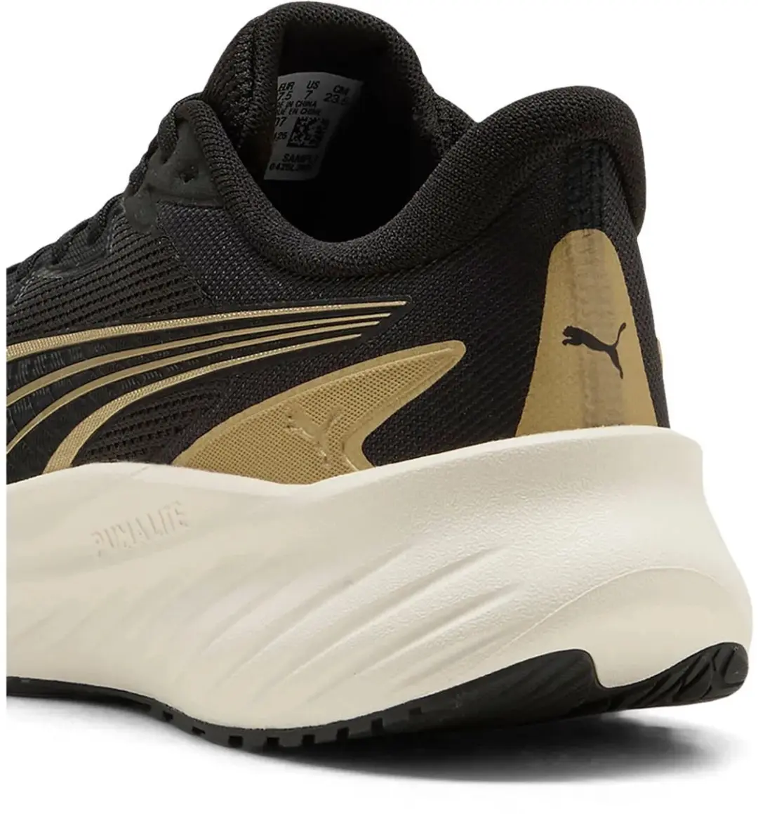 PUMA Pounce Lite 2 Unisex Sportschoenen 38 - PUMA Black-PUMA Gold