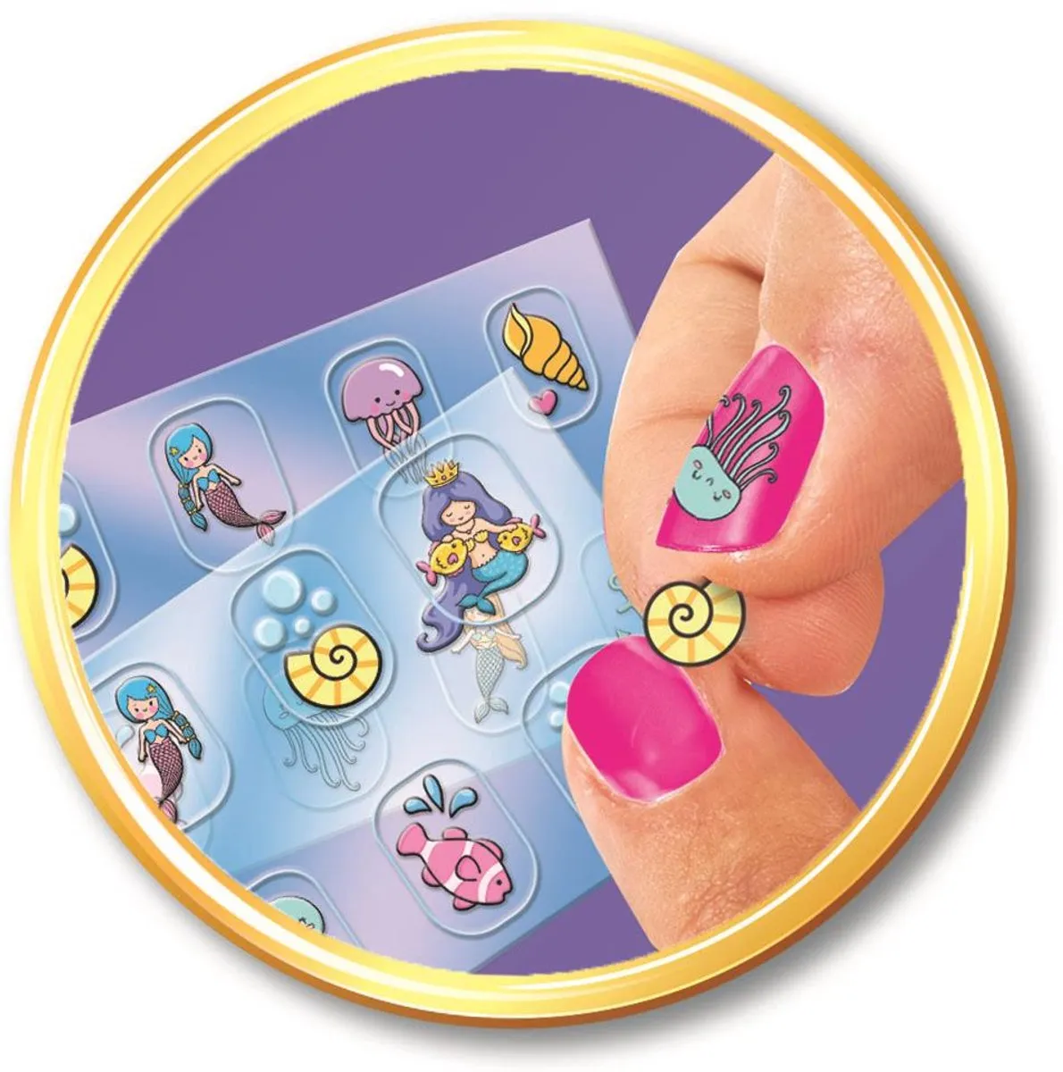 Clementoni Crazy Chic Nail Art Case - Nagellakset 27ml - Multikleur