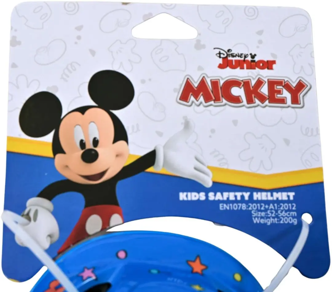Volare Disney Mickey Fietshelm - Maat 0 - Blauw - afbeelding 6 van 6