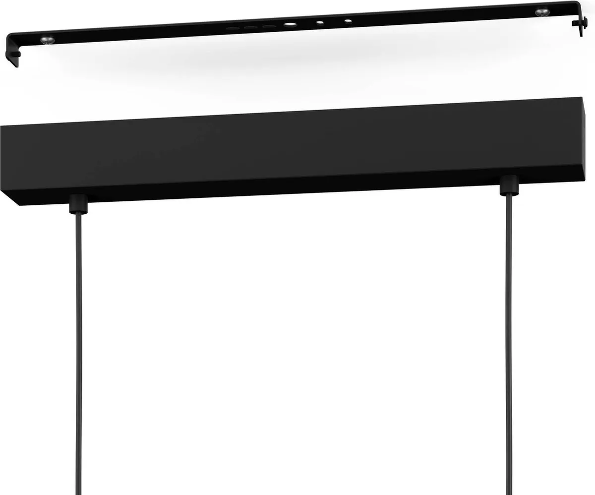 Eglo Boyal Hanglamp 3xLED 40cm - Hout Zwart/Bruin
