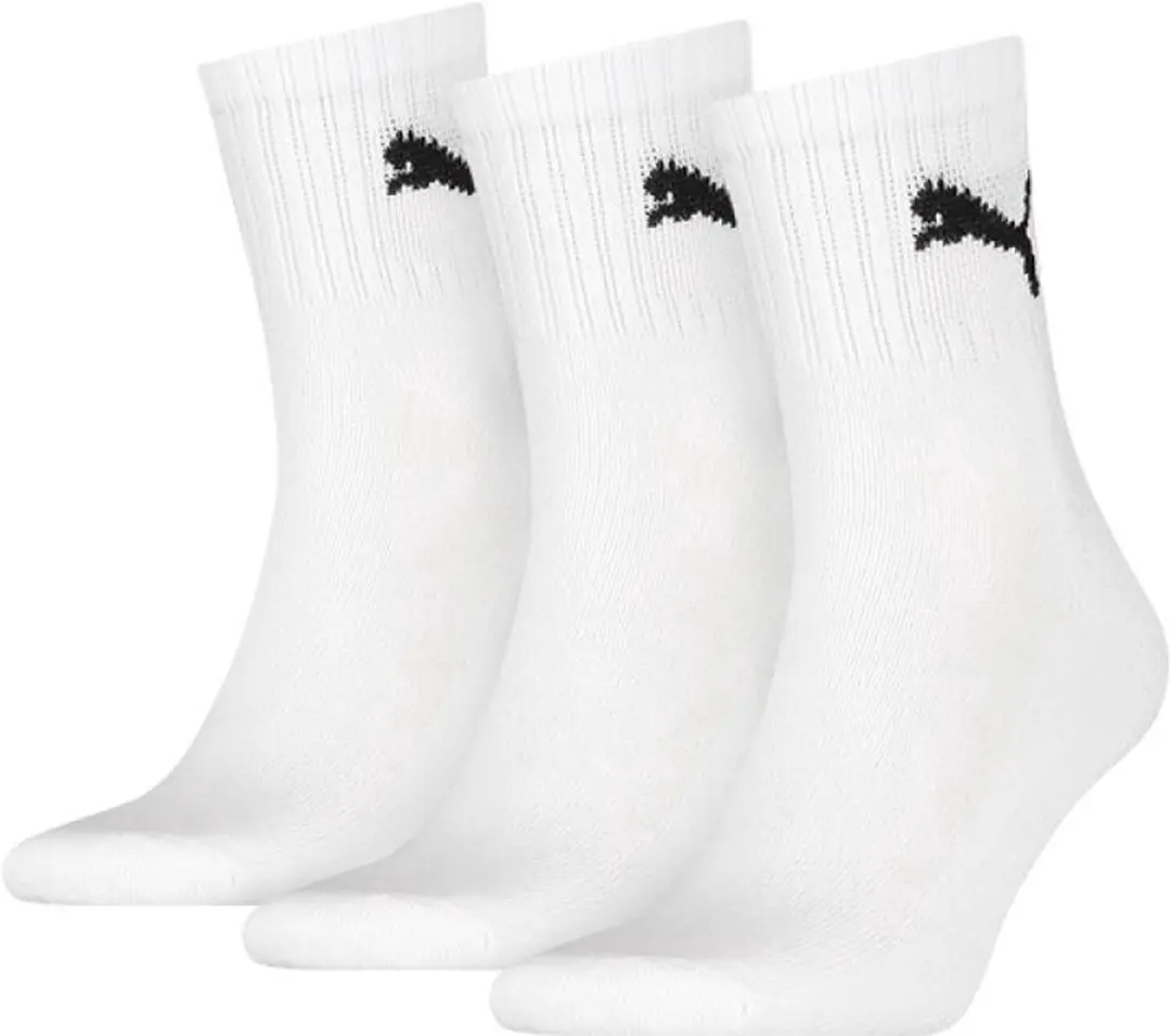 PUMA Sportsokken Crew 18 paar - Wit