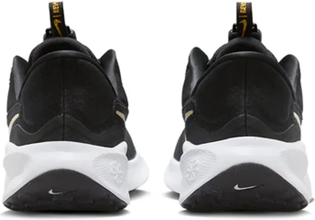 Nike Revolution 7 Easy On FN7999-002 - Dames Schoenen 41 - Zwart/Wit/Goud