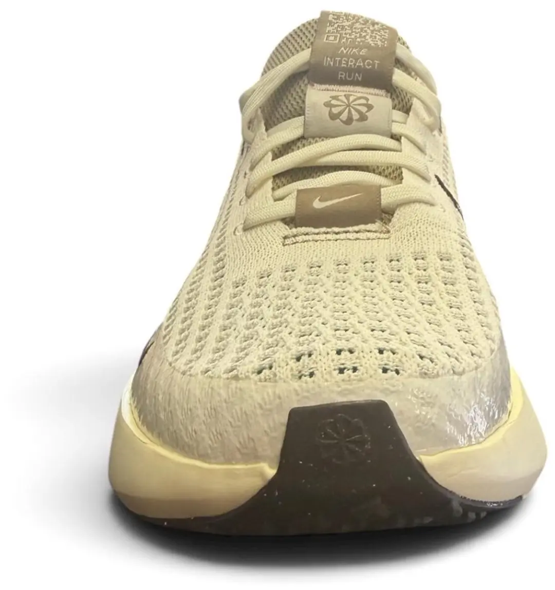 Nike Interact Run W - Wit/Lichtbruin - Maat 40.5