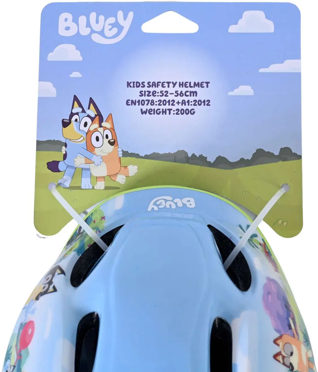 Volare Bluey Fietshelm - 52-56cm - Lichtblauw