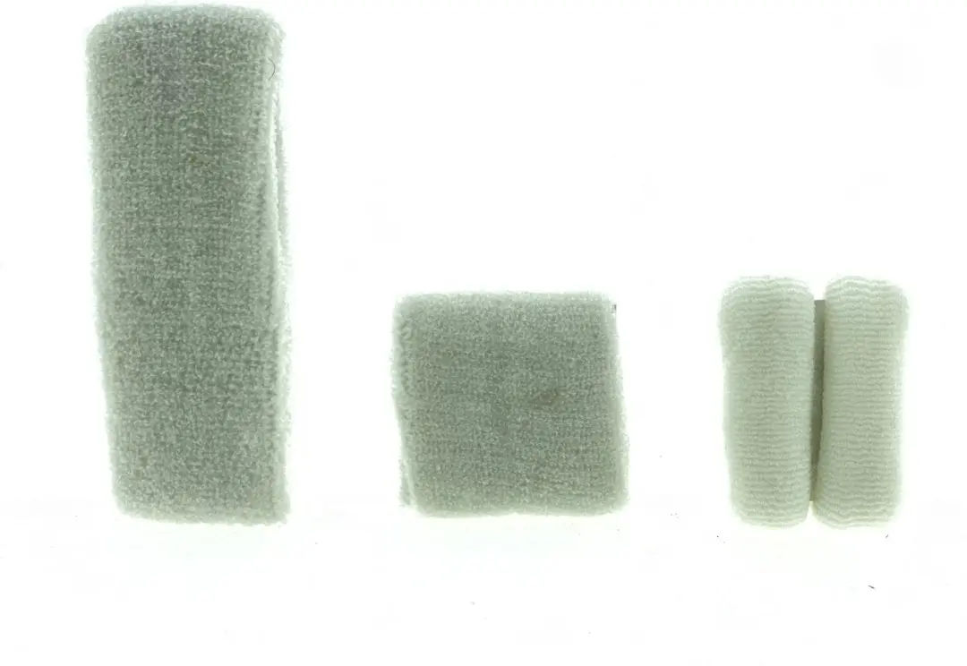 Zenner Witte Zweetband Set