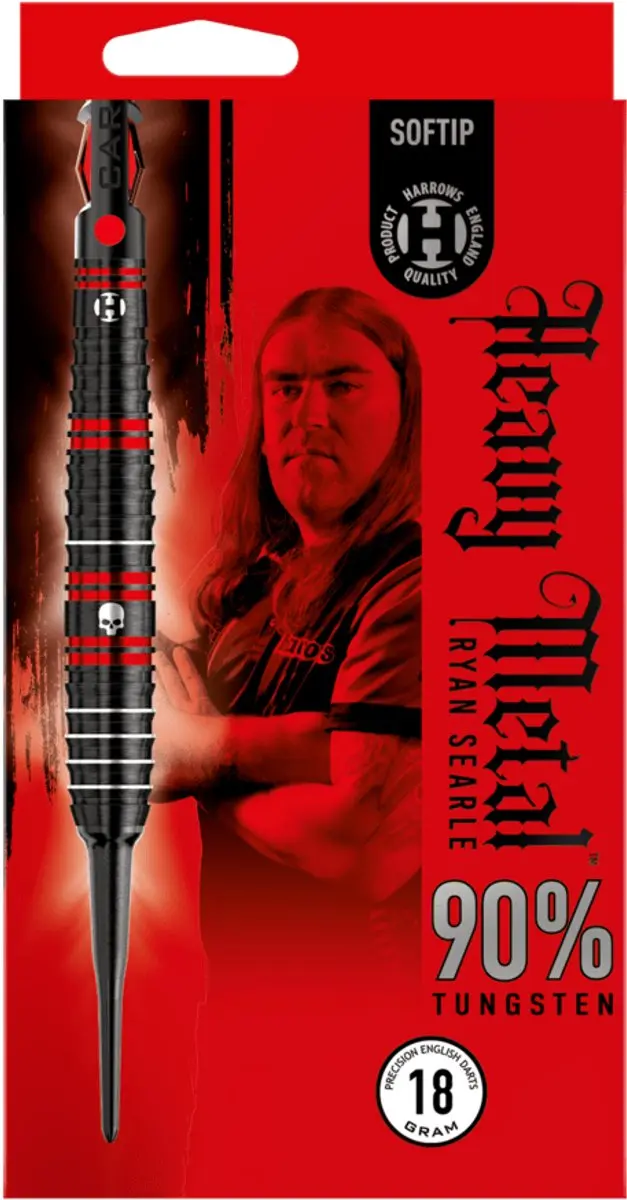 Harrows Ryan Searle 90% Soft Tip Darts - 3 Stuks