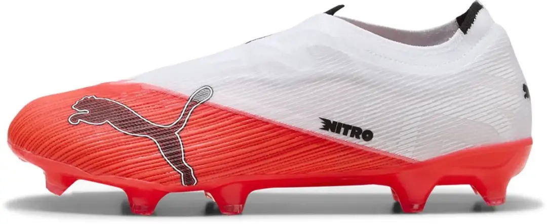 PUMA Ultra Nitro 7 Voetbalschoenen FG/AG - 42.5 - Rood/Wit