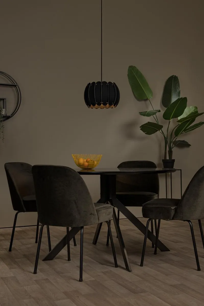 Lucide Spencer Hanglamp Ø30cm - 1xE27 - Zwart