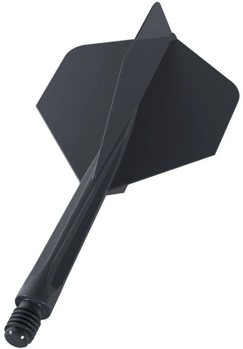 Unicorn Forge Black NO2 Dart Flights - 3 Stuks