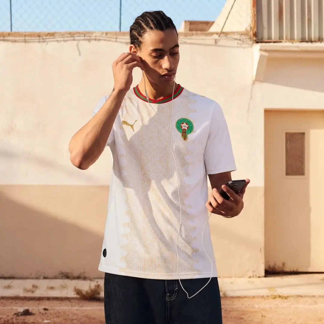 PUMA Marruecos 25/26 Replica T-shirt Wit XS