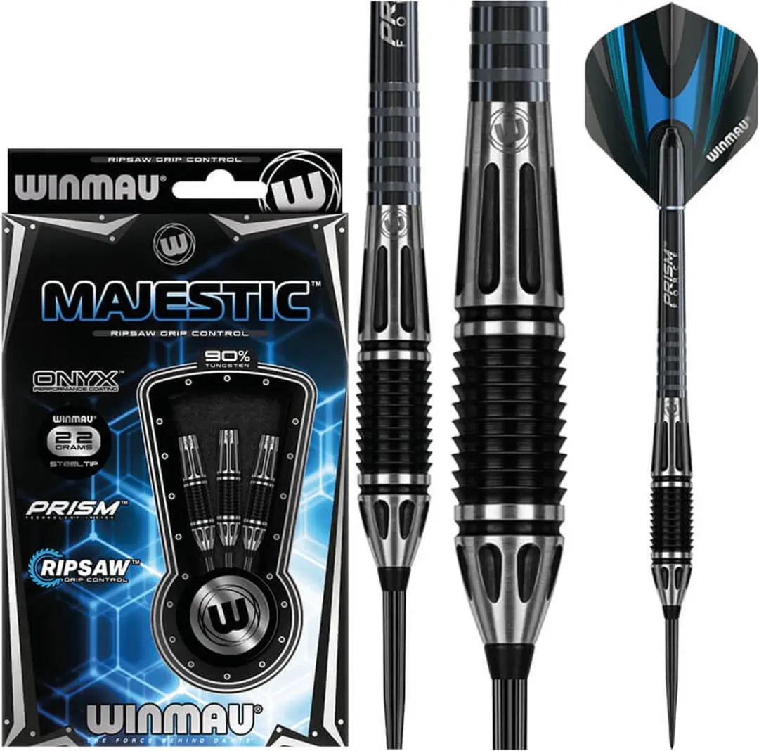 Winmau Majestic Dartpijlen 22g - 3 Stuks